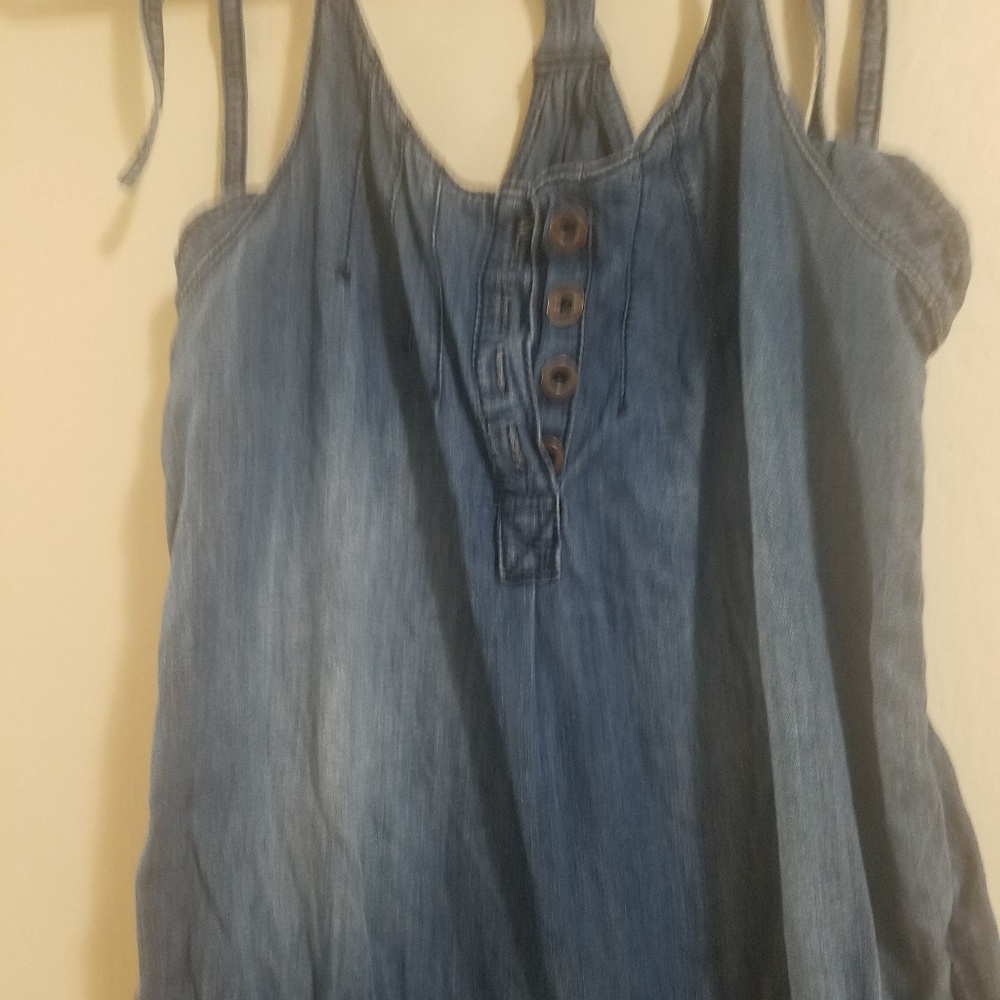 Denim Romper